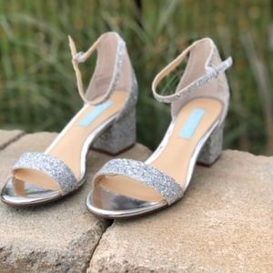 Blue by Betsy Johnson Jayce Glitter Heels